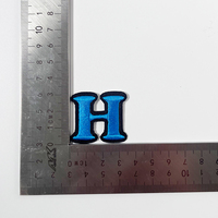 Vente flash - Mini patchs - Nouvelle taille petite - Alphabet anglais A-Z - Lettres brodées - Autocollants thermocollants pour bricolage - Décoration de chapeau