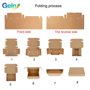 Boîte pliable de luxe avec logo personnalisé, boîte cadeau en papier ondulé de qualité supérieure pour les marques de beauté - Product Image 3