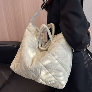 Hot selling cotton canvas handbag for women, <b>large</b> capacity environmentally friendly shopping <b>bag</b> - Product Image 2