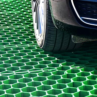 Pavé de grille d'herbe en plastique HDPE PP de haute qualité, excellent pour le jardin, le paysage extérieur, les routes de drainage industrielles, l'écologisation du stationnement