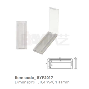 Boîtes en plastique avec couvercle transparent à rabat, logo personnalisé, conteneur vide pour maquillage, fond de teint, blush, fard à paupières, bronzer - Product Image 1