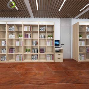 Vitrina de Exhibición Estilo Vintage para Librería, Diseño de Estantería, Mueble de Pared de Madera para Exhibición de Libros, Personalización de Muebles para Librería - Product Image 5