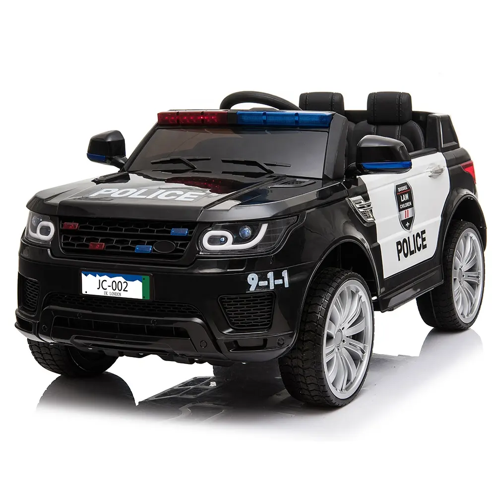 Дешевые Полицейская машина для ребенка для езды на автомобиле 12 вольт электрический детская Езда на машине