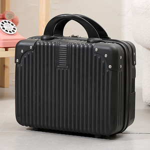 Valigia Portatile per <span class=keywords><strong>Trucco</strong></span> <span class=keywords><strong>da</strong></span> 14 Pollici, Bagaglio a Mano in ABS, Valigetta Rigida per Cosmetici <span class=keywords><strong>da</strong></span> Viaggio e Campeggio - Product Image 6
