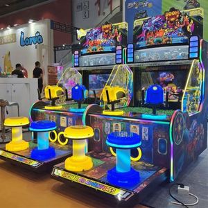 New Indoor Children's <b>Arcade</b> <b>Game</b> <b>Machine</b> Three Water Gun Park Coin-Operated Metal Indoor Playground Equipment for Sale - Product Image 2