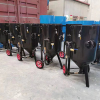 Sablageuse industrielle haute performance de 400 L pour le nettoyage et la préparation des surfaces métalliques – Processus de sablage haute pression