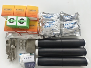 Kits <span class=keywords><strong>de</strong></span> terminaison rétractable à froid en caoutchouc <span class=keywords><strong>de</strong></span> silicium 35KV Protection d'isolation haute <span class=keywords><strong>tension</strong></span> pour fils, câbles et assemblages <span class=keywords><strong>de</strong></span> câbles - Product Image 3