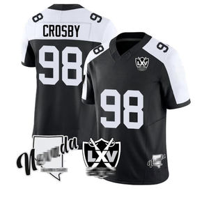 Camiseta de Fútbol Americano Cosida de Alta Calidad para Hombre, Modelo Las Vegas 98 Maxx Crosby 2 Ashton Jeanty, Uniforme de Fútbol Americano Limitado - Product Image 3
