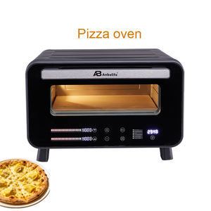 Four à <span class=keywords><strong>pizza</strong></span> électrique Anbolife, chauffe jusqu'à 400 degrés ° Machine à <span class=keywords><strong>pizza</strong></span> multifonctionnelle avec réglage de la température et du temps, OEM - Product Image 1