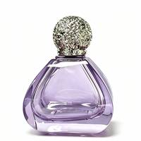 Flacon de parfum en verre de luxe en forme de goutte d'eau, 100 ml, avec logo personnalisé