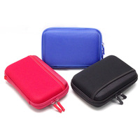 Étui de rangement pour accessoires électroniques numériques, étanche, en EVA rigide, avec fermeture éclair, pour câbles de charge, banque d'alimentation, voyage