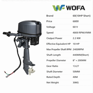 Propulseur sous-marin Shenglaixi à moteur en cuivre pur 12V 24V pour bateau électrique, puissance élevée, faible consommation de batterie - Product Image 4