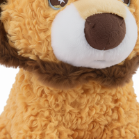 Peluche Lion Personnalisée D King en Gros, Jouet en Peluche Super Doux, Animal en Peluche OEM ODM, Confort pour Bébé, Doublure en Maille Brodé, Certifié CE