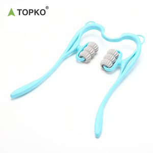 TOPKO masseur de cou manuel portable populaire outil à rouleau portable 6 roues point de pression masseur de cou - Product Image 1