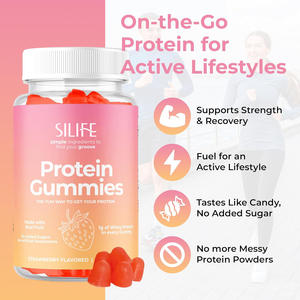 الأعلى مبيعًا حمض أميني أساسي طبيعي للبالغين تعزيز المناعة للعضلات بروتين مصل اللبن Gummies - Product Image 6