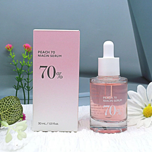 Melocotón 70 Esencia de nicotinamida Antienvejecimiento Blanqueamiento Iluminador Hidratante Cara Líquido manchas oscuras - Product Image 4