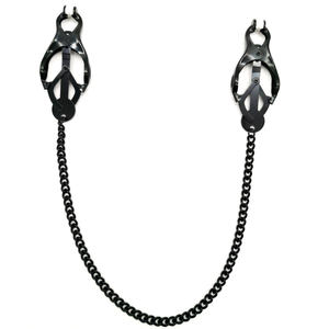 Morsetti per capezzoli a catena a farfalla, giocattoli sessuali BDSM per donne, stimolazione capezzoli, giocattolo sessuale per flirt di coppia - Product Image 1