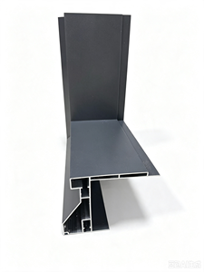 Profilé en aluminium <span class=keywords><strong>double</strong></span> couche incliné de 160 mm pour encadrement extérieur de fenêtre de 120 mm, projection de 80 mm, épaisseur de <span class=keywords><strong>paroi</strong></span> de 1,8 mm, garniture de fenêtre - Product Image 1