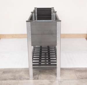 Jardinière surélevée en PVC pour l'extérieur, facile à installer, écologique, colorée, grande, à double couche, pour fleurs et légumes - Product Image 4