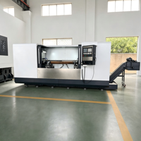 CNC 1520 Rijit Düz Yataklı Ağır Hizmet Tipi Mil İşleme Uç Yüzey Frezeleme Merkezi Delik Delme Kombine Takım FANUC Kontrol 4 CE