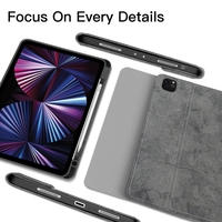 2021 Beliebteste multifunktion ale schützende Tastatur hülle Kicks tand Case für Ipad Pro 11