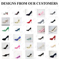 Xinzirain personalizzato grandi dimensioni 35-48 scarpe con tacchi alti fornitori di calzature fornitore di vera pelle pump donna