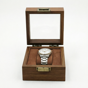 Caja de Reloj Mecánica Automática Premium Personalizada por el Fabricante, Caja Rectangular de Madera de Alta Calidad a Prueba de Polvo para Marcas de Lujo - Product Image 2