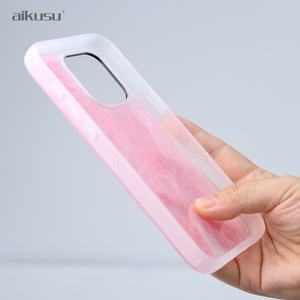 Coques de téléphone personnalisées en TPU transparent anti-choc 3M, coque de téléphone mate rose nacre pour iPhone 16 15 14 13 Pro Max - Product Image 6