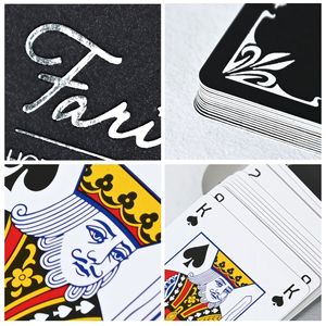 Cartes à jouer personnalisées Farinet 62x87mm, papier couché, coins arrondis, pour hôtels, bars, discothèques - Product Image 2