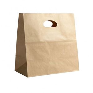 Bolsas de Papel Kraft Resistentes Personalizables de 80 g/m², Bolsas de Regalo y para Servicio de Alimentos con Asas Reforzadas - Product Image 1