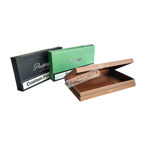Boîtes d'emballage rigides à rabat personnalisées avec logo imprimé, paquets de <span class=keywords><strong>cigarettes</strong></span> vides, 10 paquets, couverture pour <span class=keywords><strong>cigarettes</strong></span> fines - Product Image 4