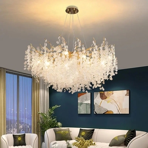Fabrik preis Moderne französische Villa Hotel Kristall Kronleuchter Esszimmer Luxus Küchen insel Leuchte Pendel leuchte Kristall lampe - Product Image 2