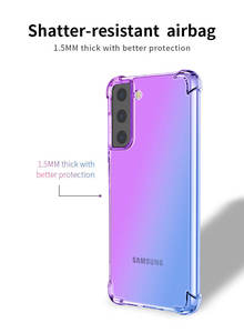 Funda cho Galaxy A13 5g trường hợp điện thoại hai màu gradient A23 A12 Para celular <span class=keywords><strong>Silicone</strong></span> Gradient màu trường hợp điện thoại cho Samsung S25 - Product Image 4