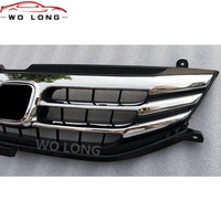 Rejilla delantera cromada para Honda Odyssey, color negro brillante, de alta calidad, 2009, 2010, 2011, 2012