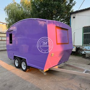2025 Street <b>Mobile</b> OEM Coffee Bbq Food Trailer Fully Equipped Hotel Pizza Taco Snack Fast Food Truck for Sale in Usa - Product Image 2