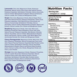 Paquetes de Bebida Electrolítica en Polvo de Marca Privada/OEM |   Sin Azúcar 0 Calorías |   6 Electrolitos + Vitamina C |   5 Sabores |   20 Palitos - Product Image 4