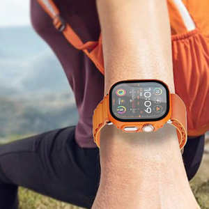Custodia Protettiva Trasparente all'Ingrosso per <span class=keywords><strong>Apple</strong></span> <span class=keywords><strong>Watch</strong></span> <span class=keywords><strong>Ultra</strong></span> 2 con Protezione Schermo in Vetro Temperato per Smartwatch IWatch <span class=keywords><strong>Ultra</strong></span> 3 - Product Image 6
