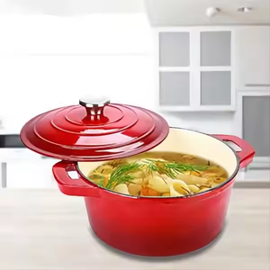 Utensilios de cocina de pan antiadherentes personalizados, Horno Holandés esmaltado, olla de cocina esmaltada de hierro fundido no tóxica, cazuela de hierro fundido esmaltada - Product Image 2