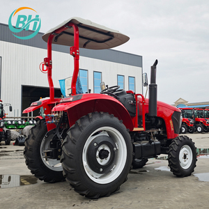Tractor Agrícola Personalizado de Fábrica, Tractor de Ruedas Pesadas para Suelos Duros, 70hp 80hp 90hp, Tractor de Chasis Grande para Todo Terreno - Product Image 3