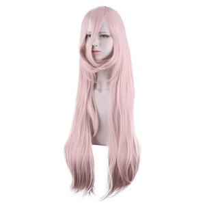 Perruque synthétique rose clair Ainizi 100 cm Danganronpa: Trigger Happy Havoc, rôle d'<span class=keywords><strong>Iruma</strong></span> Miu, perruque de cosplay pour femmes - Product Image 4