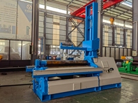 Machine à rouler les tôles en acier inoxydable de 8x1500mm Rouleaux de pliage automatiques à 4 rouleaux Machine à rouler les tôles de 8mm