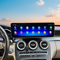 Head Unit Layar Sentuh 14.9 Inch untuk Mercedes Benz C Class W205 2015-2018, Stereo Mobil, Wireless CarPlay, Navigasi GPS