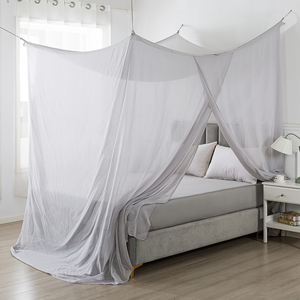 Chine vente en gros d'argent-coton forme <span class=keywords><strong>de</strong></span> boîte EMF blindage Faraday anti-rayonnement <span class=keywords><strong>lit</strong></span> auvent <span class=keywords><strong>Amazon</strong></span> pour King Size - Product Image 3