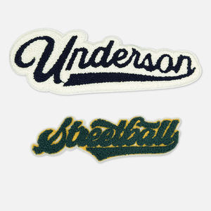 Patchs brodés à la main avec des lettres de l'alphabet, décoration de vêtements, patchs personnalisés - Product Image 2