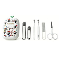 Ensemble de coupe-ongles en acier inoxydable et acier au carbone, directement de l'usine, comprenant des coupe-ongles, des pinces à cuticules, un cure-oreille et des outils de manucure