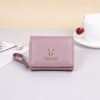 Dompet tangan wanita Fashion dompet ritsleting wanita kulit imitasi Rfid kustom dompet