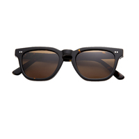 Lunettes de soleil polarisées rectangulaires en acétate Mazzucchelli, fabriquées à la main pour adultes, OEM