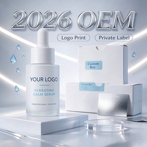 Hydrating Calm Serum Facial Skincare Essence OEM ODM Private Label <b>Dropper</b> <b>Bottle</b> for Daily Care - Product Image 1
