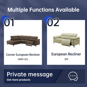 <span class=keywords><strong>Canapé</strong></span> <span class=keywords><strong>d</strong></span>'<span class=keywords><strong>angle</strong></span> multifonctionnel moderne 4 places en cuir véritable, inclinable électriquement, pour hôtel, complexe hôtelier, luxe - Product Image 4