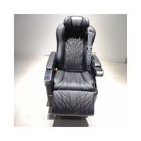 Sièges d'Aviation VIP de Luxe avec Logo Personnalisé pour Voitures Alphard - Siège Inclinable en Cuir avec Rail Coulissant Électrique et Angle Réglable